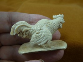 Chick-15 Rooster chicken of shed ANTLER figurine Bali detailed handmade ... - $51.41