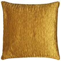 18" Gold Cotton Throw Pillow - $1,097.91 MXN