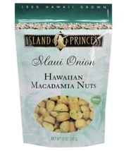 Island Princess Hawaiian Macadamia Nuts Maui Onion 10 oz bag - £35.52 GBP