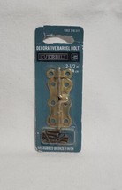 Everbilt Decorative Barrel Bolt 1002 316 517 Oil-Rubbed Bronze Finish - £5.12 GBP