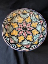 Distinctif Antique Fait à la Main SAFI Marocain Pottery Bol / Chargeur Mur - £134.67 GBP
