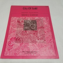 City of Gold by Shirley Cohron Shaped Notes Four Part Harmony Sheet Music 1971 - $4.98