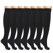 L-Lweik Compression Socks Women Men Knee High Socks Circulation Support Socks - £15.06 GBP
