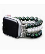 cape diablo Galaxy Pearl Stretch Apple Watch Strap-SIZE LARGE - $84.03