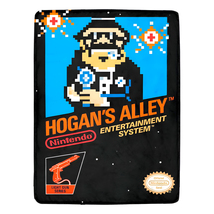 Hogan&#39;s Alley NES Box Retro Video Game By Nintendo Fleece Blanket  - £36.16 GBP+