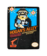 Hogan&#39;s Alley NES Box Retro Video Game By Nintendo Fleece Blanket  - $61.88 CAD+