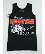 BIG SKY COUNTRY MISSOULA, MT HOOTERS XX-SMALL XXS LYCRA BLACK UNIFORM TA... - $26.00