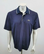 Umbro Men&#39;s Cotton Blend Pique Polo Shirt Size XL Blue Short Sleeve - $10.88