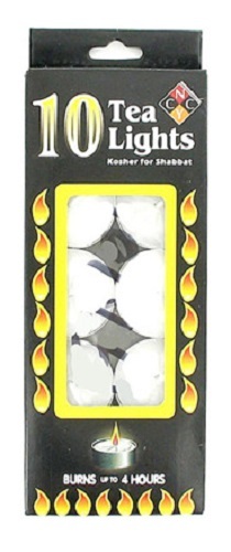 10 White Tea Light Candles - $6.83