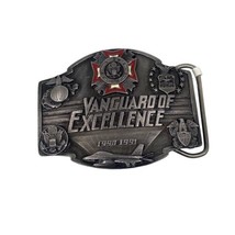 1990 Vfw Vanguard Of Excellence Pewter Belt Buckle Military Limited Edition - £14.79 GBP