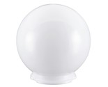 , 6&quot; White Acrylic Replacement Lamp Post Globe With 3-3/4&quot; Twist Lock Neck - $37.99