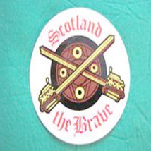 Vintage Scotland The Brave Scottish Sticker Sticker-
show original title

Ori... - £23.16 GBP