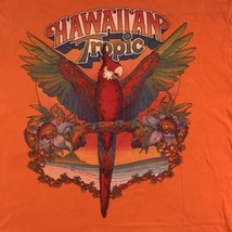 Vtg Hawaiian Tropic T Shirt Single Stitch L Daytona Beach Orange Hanes U... - £56.07 GBP