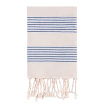 Bello Turkish Beach Towel Fourteen Stripes Peskir White Peshtemal, 15.75... - $14.95
