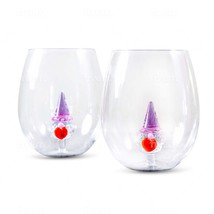 3D Gnome Heart Stemless Glasses - $934.01 MXN