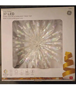 GE 37 LED Dual Color Starburst Tree Topper  Eight Function Beautiful! - $55.43