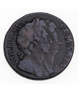 1694 Great Britain Farthing Coin in Fine+ Conditon KM # 466.2a - $325.43 CAD