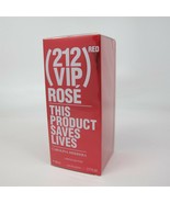 (212 VIP) RED ROSE This Product Saves Lives by Carolina Herrera 2.7 oz E... - £69.69 GBP