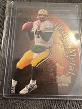 Brett Favre 1999 Metal Universe PLANET METAL #8. HOF Green Bay Packers - £11.84 GBP