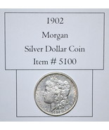 1902 Morgan Silver Dollar Coin, # 5100, vintage coins, rare coins, coins... - £88.87 GBP