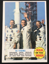 1969 Topps Man On The Moon Astronaut McDivitt Scott &amp; Schweick #51B EX+ - £7.42 GBP