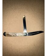 FROST FAMILY SERIES POCKET KNIFE 4 1/4" CLOSED TRAPPER SMOOTH BROWN HANDLE - $19.79