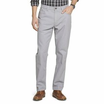 NWT Mens Size 52x32 Geoffrey Beene Gray Big and Tall 5 Pocket Twill Pants - £18.89 GBP