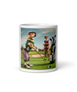 Funny Dog Golfing Coffee Mug – Cute Gift for Dog Lovers &amp; Golf Enthusiasts - $16.36 CAD+