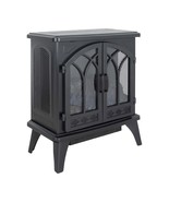 24&quot; Electric Infrared Fireplace Stove: 3D Flame, Remote, Black - €194,34 EUR