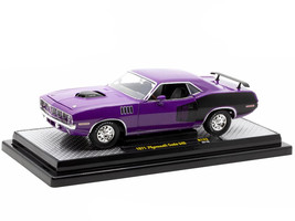 1971 Plymouth Barracuda 340 Purple with Black Limited Edition to 6650 pieces Wor - $56.74