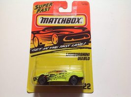 Matchbox Super Fast Lamborghini Diablo New Color Yellow and Black #22 in 1994 Co - £21.50 GBP