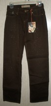 NWT WOMENS / JUNIORS AB &quot;It&#39;s all ABout You&quot; SPARKLY BROWN JEANS   SIZE 1 - £19.82 GBP