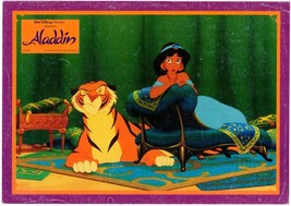 *Walt Disney&#39;s ALADDIN (1992) Princess Jasmine and a Tiger Lobby Card #7 - $760.30 MXN