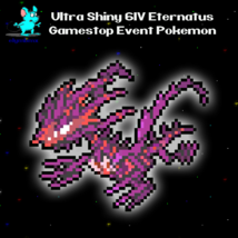 ✨ Shiny ✨ 6IV Eternatus 2022 Galar Gamestop Event Pokemon Sword &amp; Shield Trade ✨ - £4.68 GBP