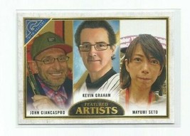 GIANCASPRO/ GRAHAM/ Seto 2020 Topps Gallery Featured Artists Insert Card - £3.92 GBP