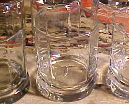 Anchor Hocking Clear Glass 10-Paneled Weighted ON THE ROCKS/JUICE/ OLD F... - $24.99