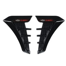 2Pcs Car Front Side Wing  Air Guide Vent Grill Grille Hole Emblem Trim Cover for - £50.97 GBP