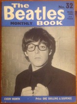 The Beatles Monthly Book Magazine March 1966 No 36 Original - $16.00