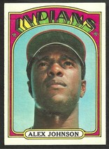 Cleveland Indians Alex Johnson 1972 Topps Baseball Card # 215 vg  ! - $0.85