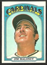 St Louis Cardinals Jim Maloney 1972 Topps Baseball Card #645   - £2.74 GBP