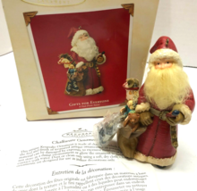 HALLMARK 2003 Gifts For Everyone 4 1/2&quot; SANTA With Bag of Presents Ornament - £11.67 GBP