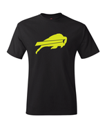 Buffalo Bills Black &amp; Neon/Fluorescent &quot;Volt&quot; Yellow Logo Tee All Sizes ... - $397.30 MXN+