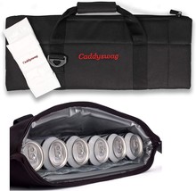 Caddy Swag Golf Bag Cooler Beer Sleeve 6 Can - Fun Golfing Gifts For Men... - $37.93