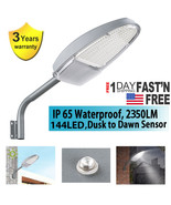 Outdoor Led Street Light 2500Lm Dusk To Dawn Sensor Waterproof Security ... - £62.49 GBP