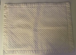 Ralph Lauren Quilted Off White Standard Size Pillow Sham 22" x 30" - $22.54