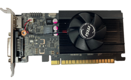 MSI NVIDIA GeForce GT 710 2GB DDR3 Graphics Card GT 710 2GD3 LP Low Profile - $24.74