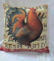 Colorful Rooster Decorative  Pillows Country Farmhouse or Rustic Decor 18&quot; Sq - $15.00