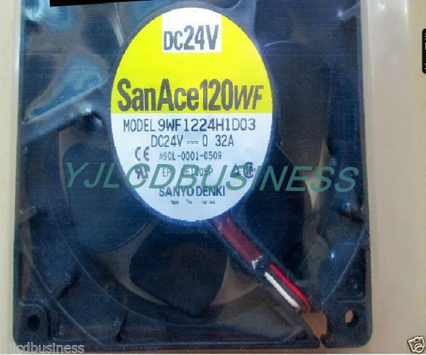 new SANYO 9WF1224H1D03 A90L-0001-0509 3pin DC24V 0.32A 120*120 90 days warranty - $72.58