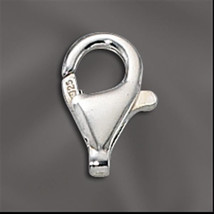7mm x 12mm Sterling Silver Trigger Clasps (10) 925 SS - $22.23