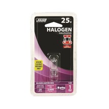 BPQ25/G9/RP 25 W G9 PIN HALOGEN CLEAR CARDED - $15.99